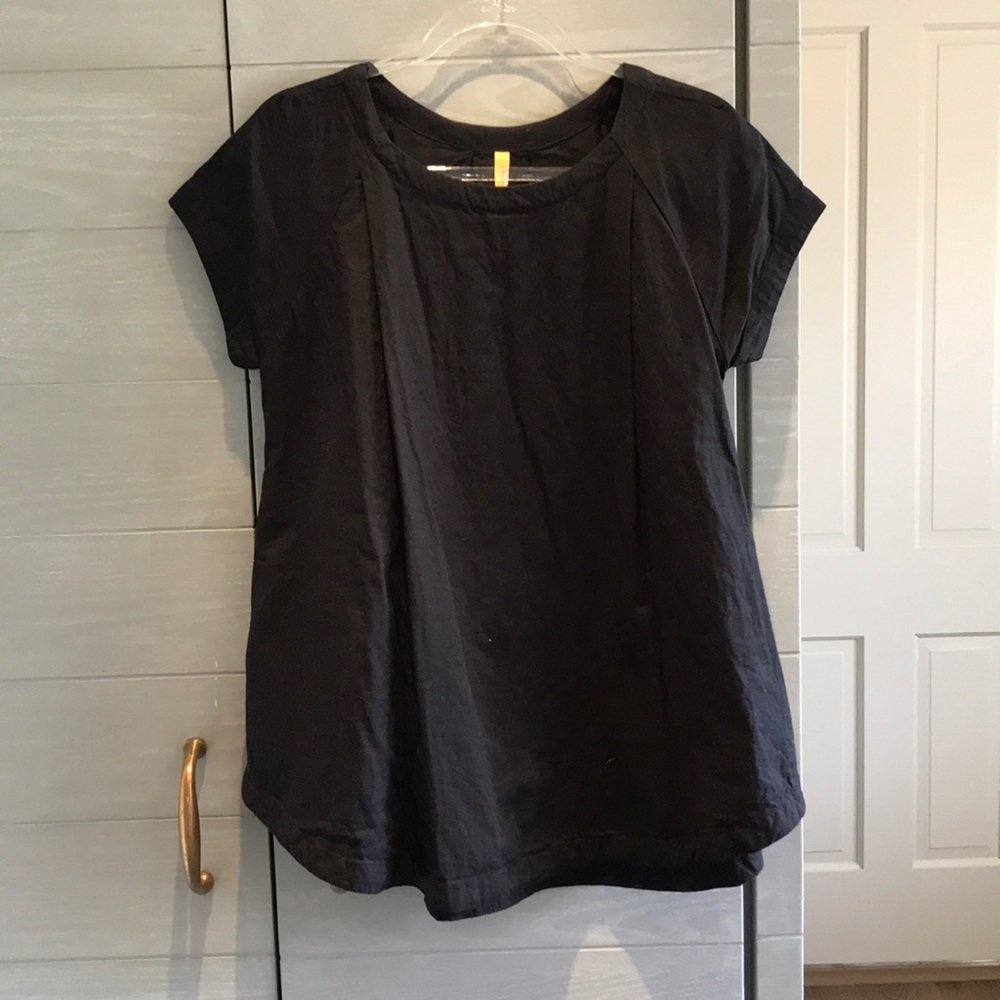 Black Free People oversized tunic with pockets XS